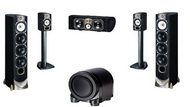 Комплект акустики Paradigm Studio No3 - 5.1 Speaker System, black ash