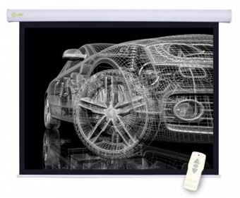 Экран для проектора Cactus 150x150см Motoscreen CS-PSM-150X150