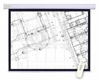 Экран для проектора Cactus 180x180см Motoscreen CS-PSM-180X180