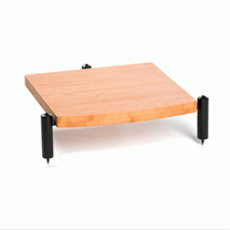 Стойка для аудио-видео техники Atacama Eris ECO 5.0 Single Shelf Module175 (satin black/ Natural bamboo)