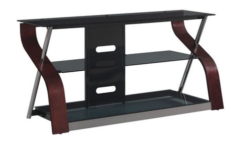 Стойка для аудио-видео техники Bello COOPER - BFA50-94892-MDC, dark cherry - tinted glass