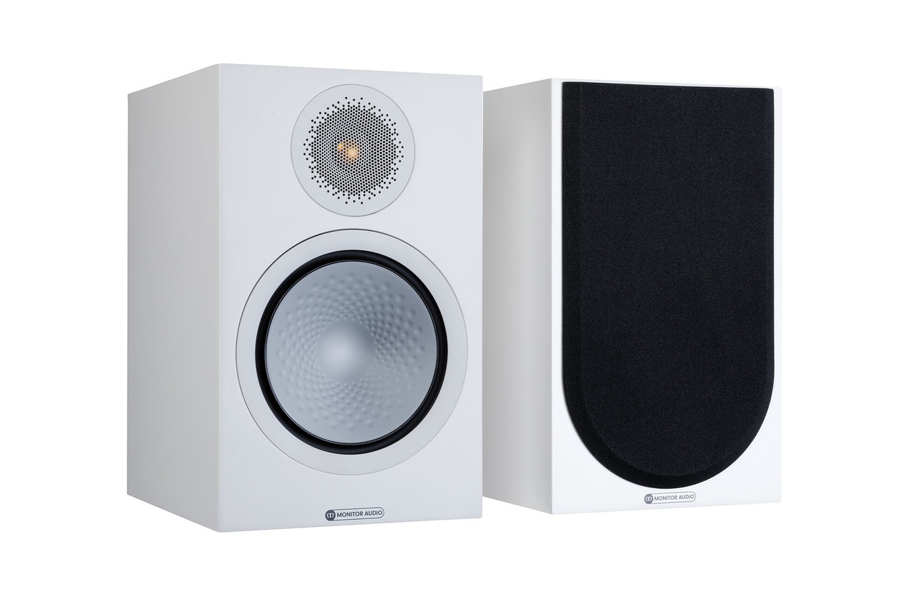Акустическая система Monitor Audio Silver 100 7G Satin White (Black Grille)