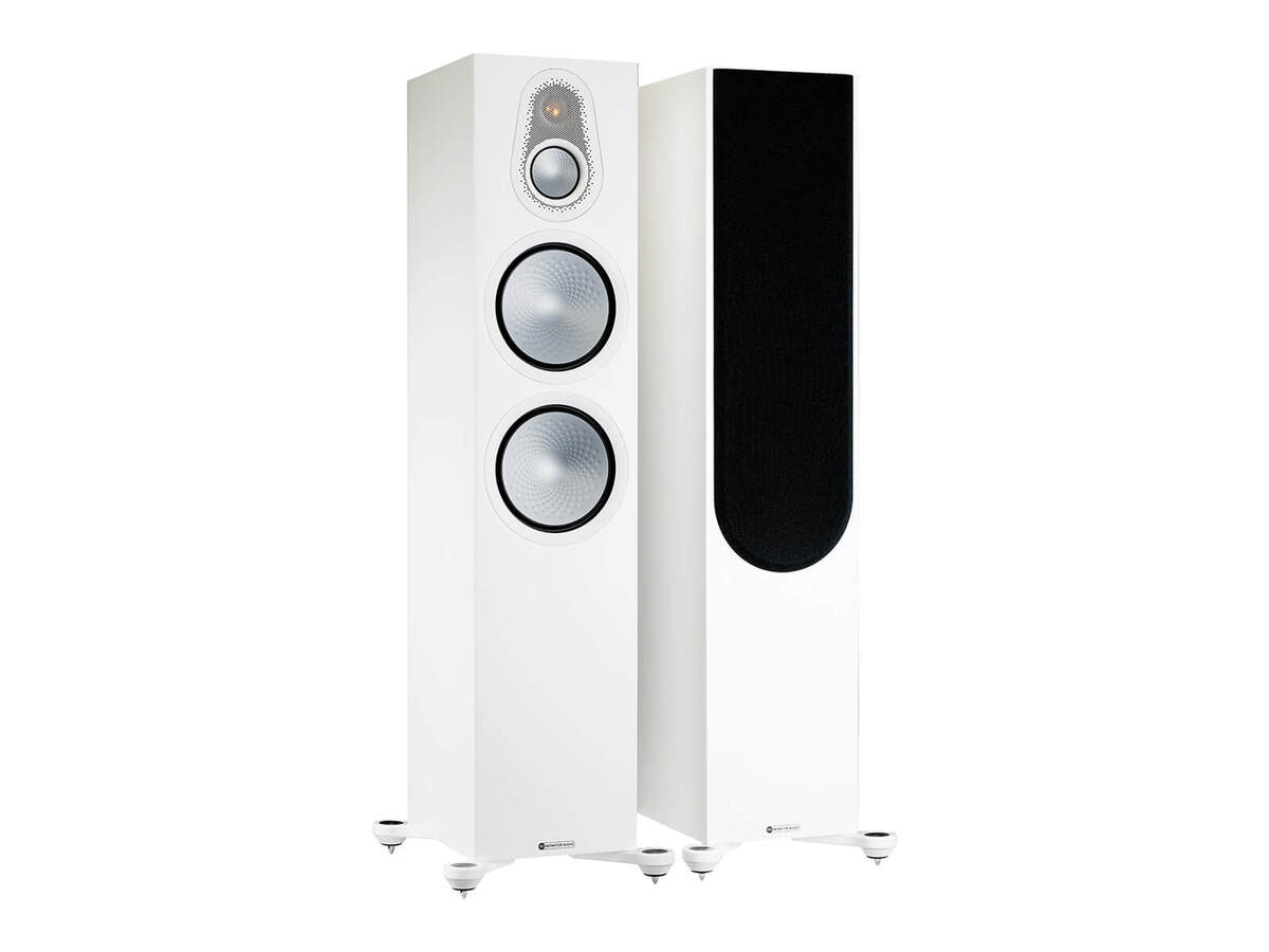 Акустическая система Monitor Audio Silver 500 7G Satin White (Black Grille)